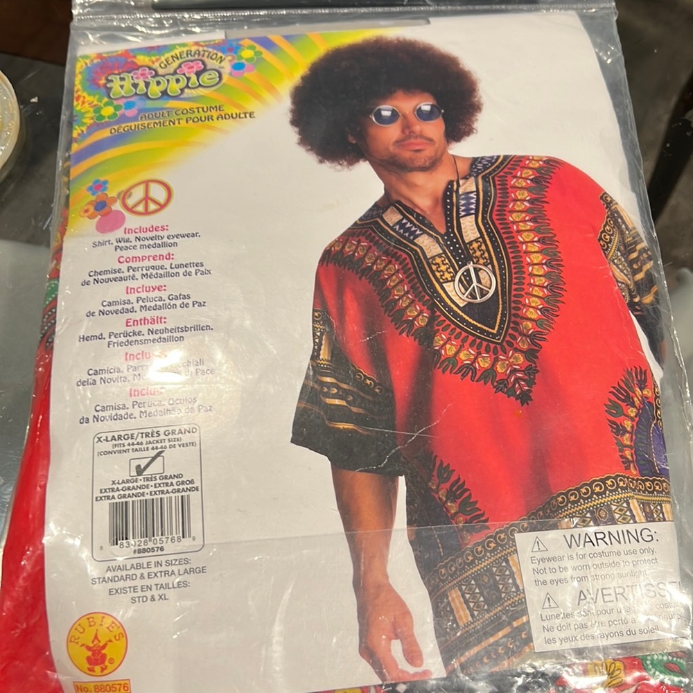 Hippie Generation Adult Costume